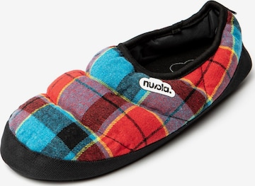 Nuvola. Slipper 'Classic Scotland' in Red: front