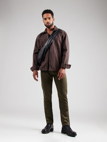 BLEND Slimfit Broek 'MORGAN' in Groen