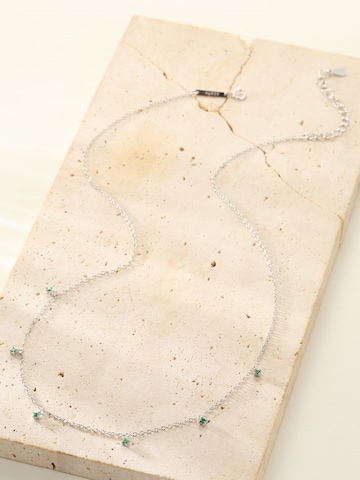 Hey Happiness Schmuckset 'Emerald Glow'‌‌‌‌‌ in Silber