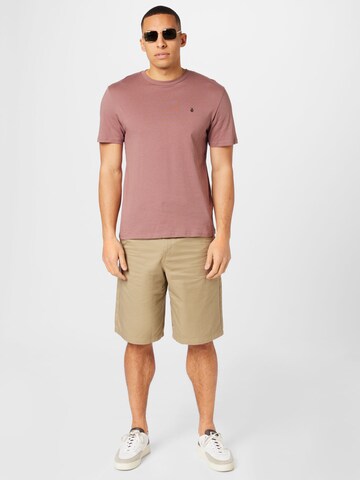 Volcom - Camiseta 'Stone Blanks' en rojo