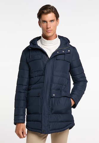 DreiMaster Klassik Winter Jacket 'Plumdale' in Blue: front