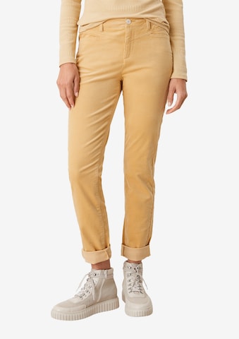 s.Oliver Chino Pants in Yellow: front