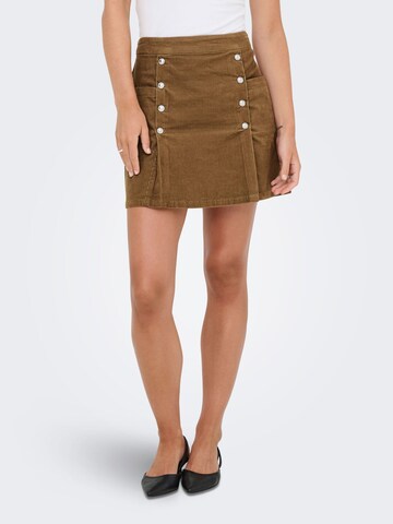 ONLY Skirt 'ONLNessa' in Brown: front