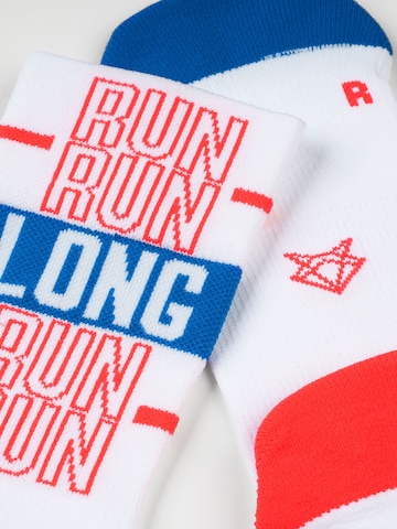 INCYLENCE Athletic Socks 'MOTTO RUNNING' in Blue