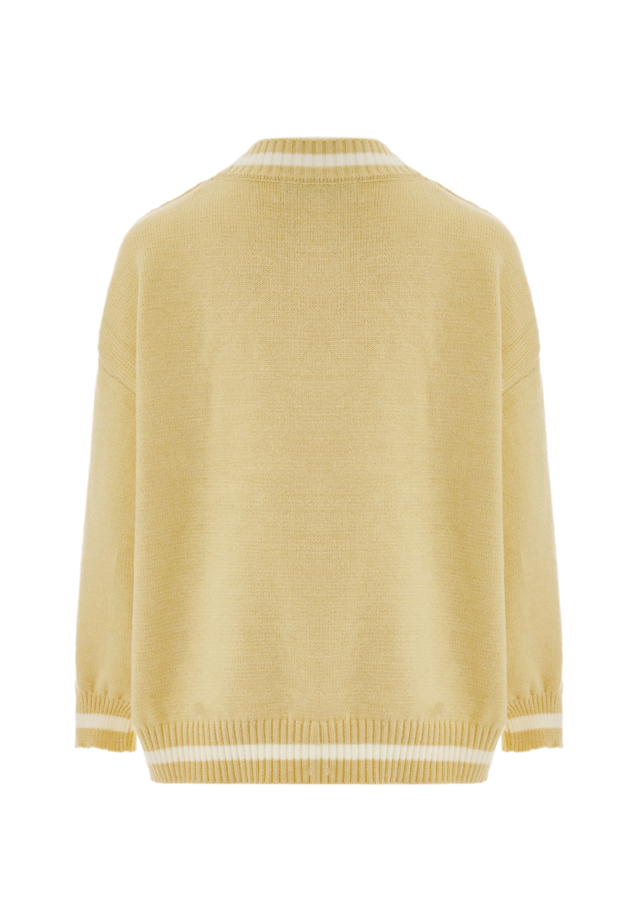 IMMY - Casaco de malha em amarelo