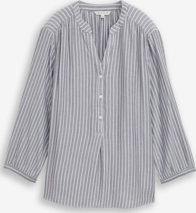 TOM TAILOR Bluse in grau / weiß, Produktansicht