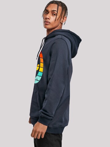 Sweat-shirt 'Alien Retro Sonnenuntergang' F4NT4STIC en bleu