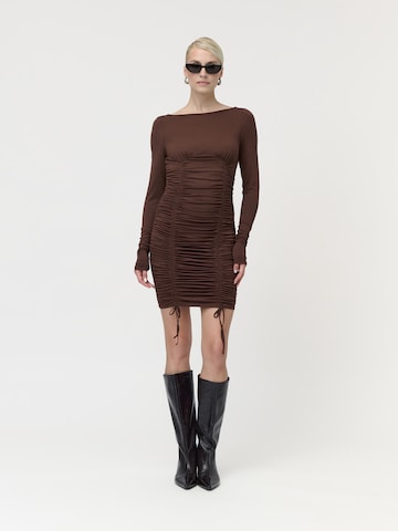 LeGer by Lena Gercke Jurk 'Kiki' in Bruin