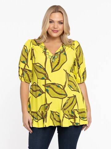 Yoek Tunic in Yellow: front