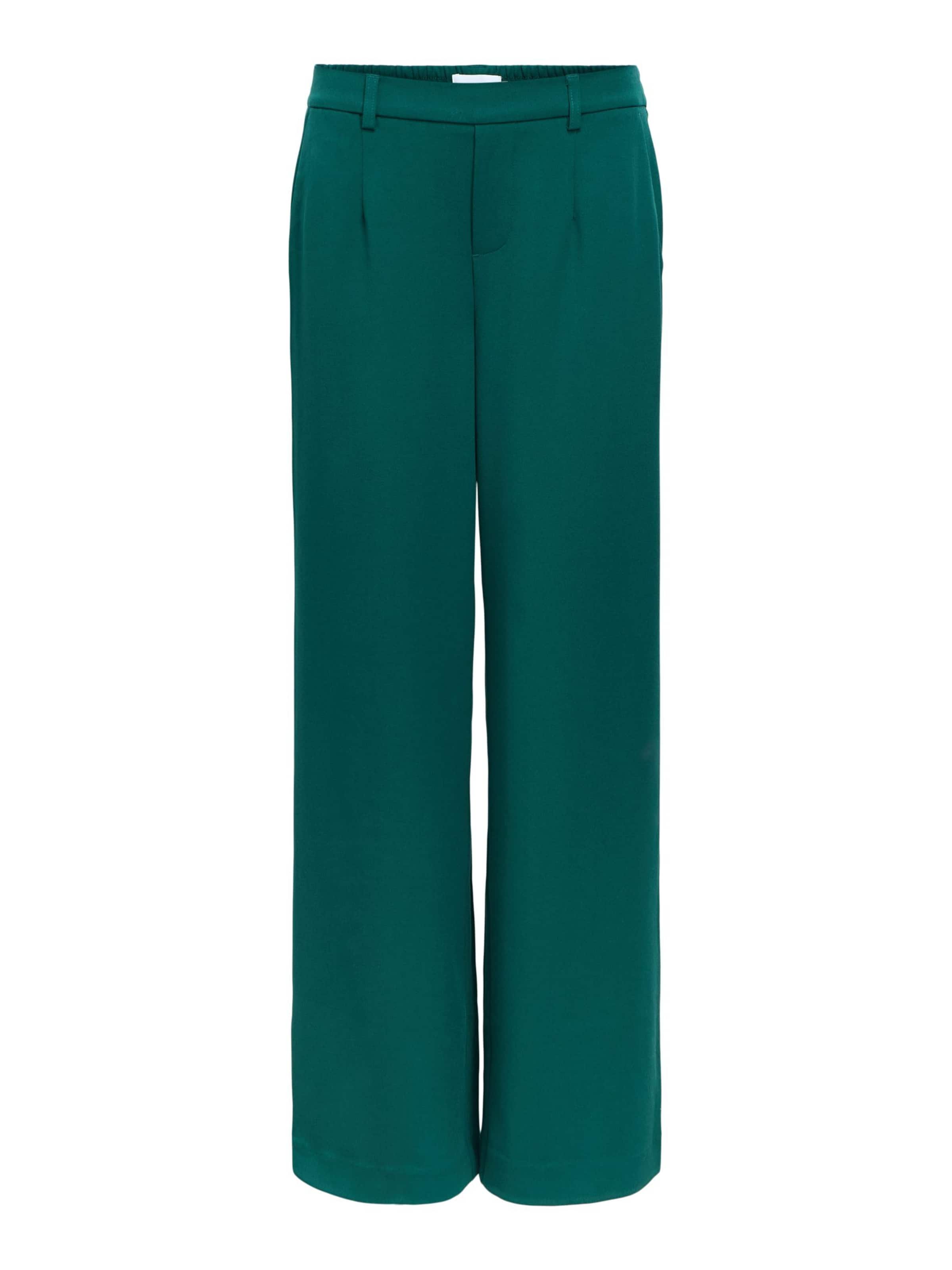 OBJECT Bandplooibroek 'OBJLisa' in de kleur Smaragd, Productweergave