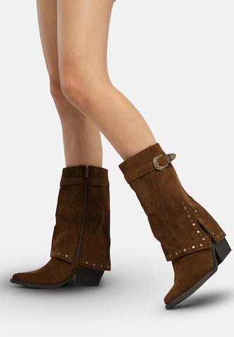 Bottes de cowboy Salinyang en marron