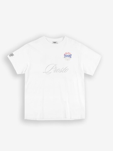 Prosto Trikot 'T-shirt Football Fan'‌‌‌‌‌ in Weiß: Vorderseite