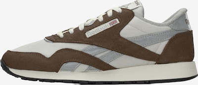 Reebok Matalavartiset tennarit 'CLASSIC' värissä ruskea / harmaa / vaaleanharmaa, Tuotenäkymä