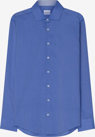 Coupe slim Chemise business SEIDENSTICKER en bleu : devant