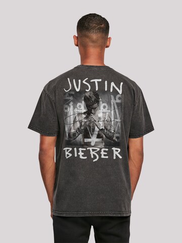 F4NT4STIC Shirt 'Justin Bieber' in Schwarz