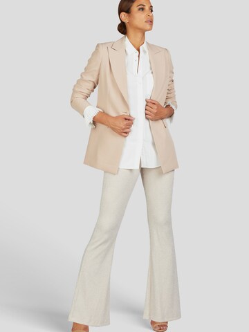 MARC AUREL Flared Pants in Beige