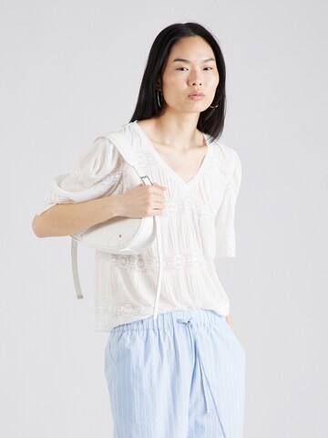 VILA Blouse 'LEA' in Wit: voorkant