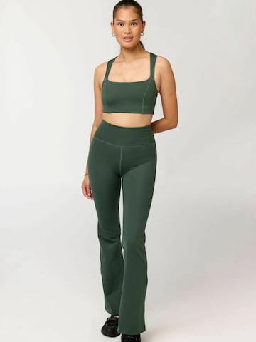 Girlfriend Collective Normální Kalhoty ' Compressive ' – zelená