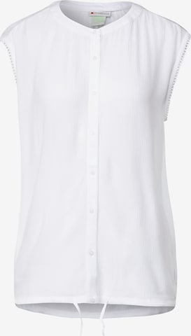 Camicia da donna di STREET ONE in bianco: frontale