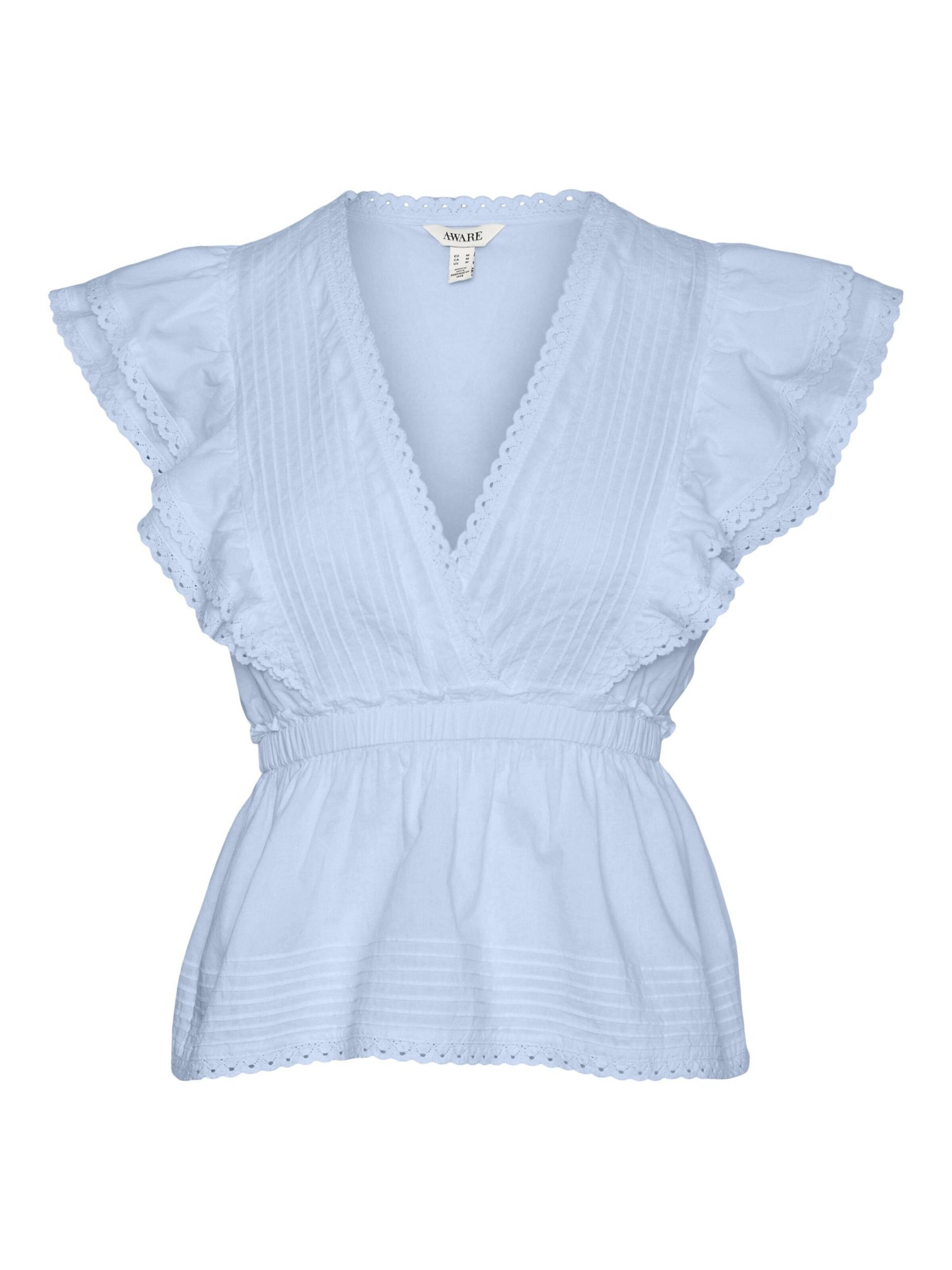 VERO MODA Blouse 'Noir' in Blue: front