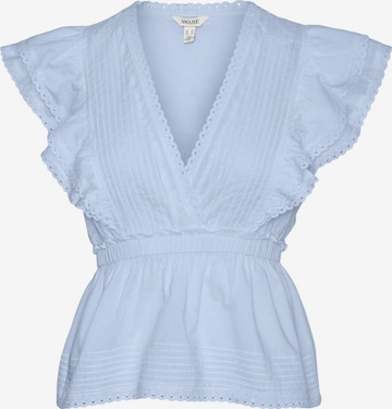 VERO MODA Blouse 'Noir' in Blauw: voorkant