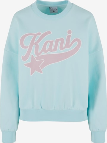 Karl KaniSweater majica 'Star' - plava boja: prednji dio