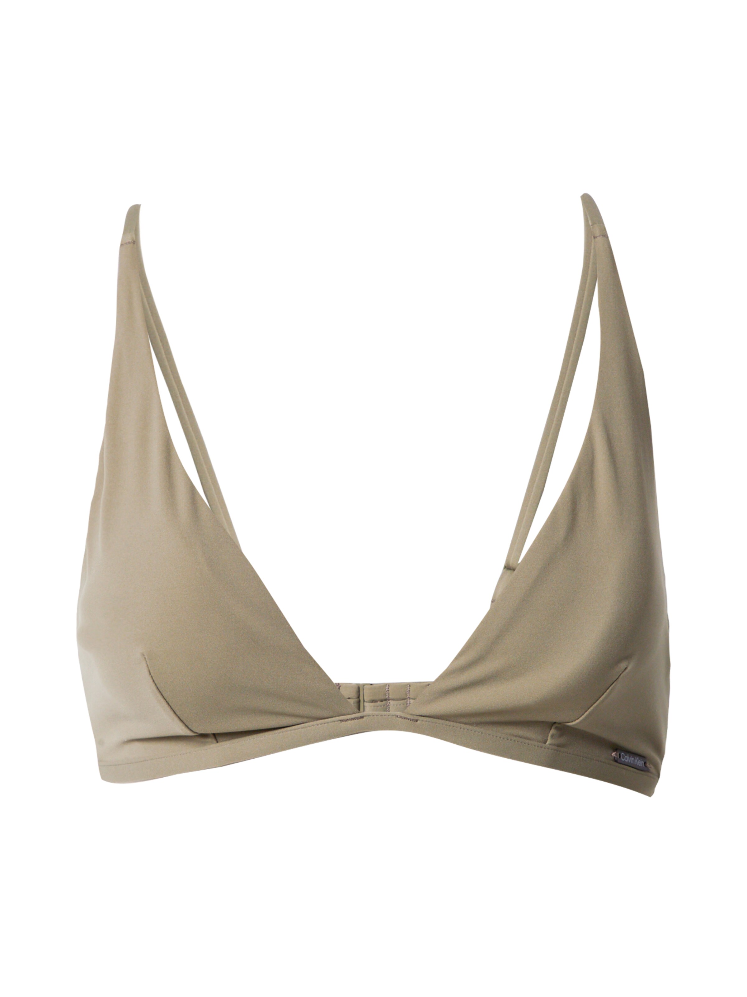 Calvin Klein SwimwearTrokutasti Bikini gornji dio - zelena boja: prednji dio