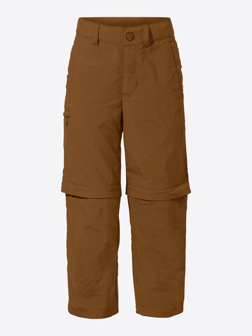VAUDE Outdoor trousers in Brown: front