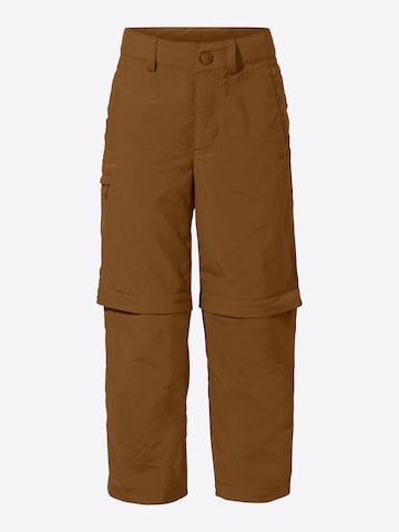 VAUDE Regular Outdoor Pants in Brown: front
