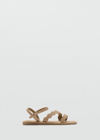 MANGO KIDS Sandals 'Waves' in Beige