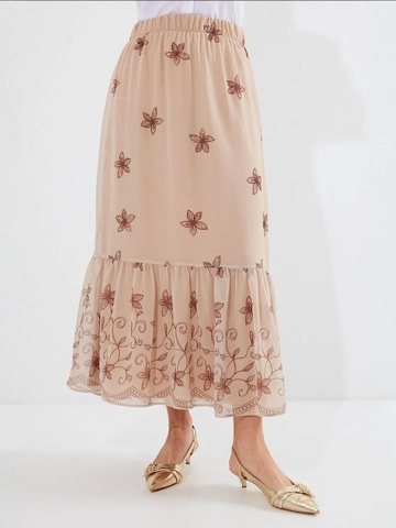 Bigdart - Saia em castanho: frente