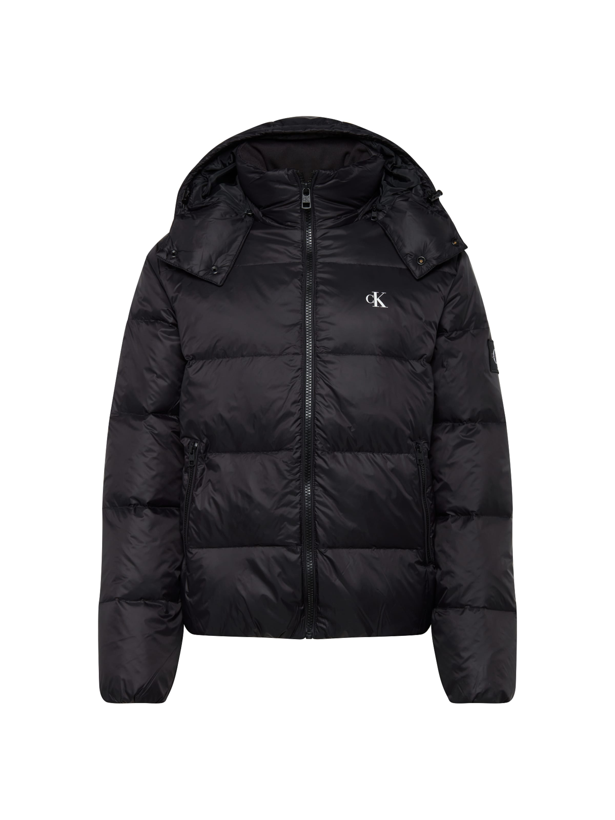 Calvin Klein Jeans Jacke 'Essential' in Schwarz: Vorderseite