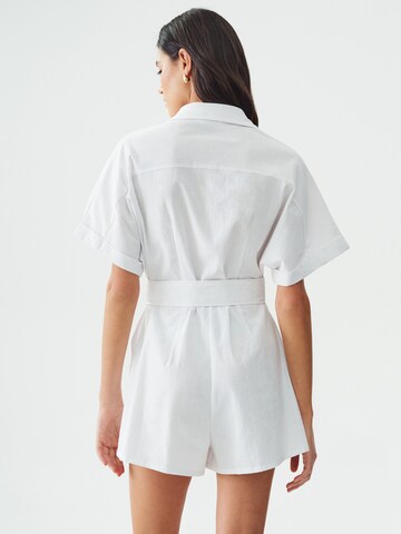 Calli - Jumpsuit 'SOFIA' en blanco: atrás