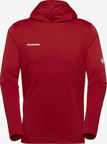 MAMMUT Athletic Sweatshirt 'Selun FL Sun' in Red: front