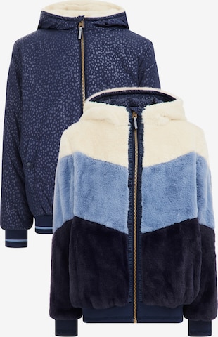 WE Fashion Χειμερινό μπουφάν σε μπλε: μπροστά