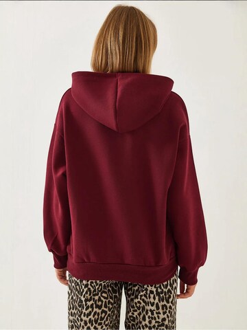 Bianco Lucci Sweatshirt in Rood