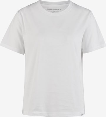 Cleptomanicx T-Shirt 'Basic Tee Ligull' in Weiß: Vorderseite