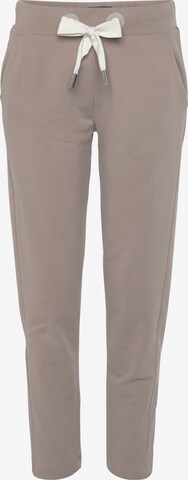 Effilé Pantalon Elbsand en beige : devant