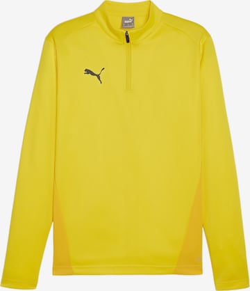 PUMA Funktionsshirt 'TeamGoal' in Gelb: Vorderseite