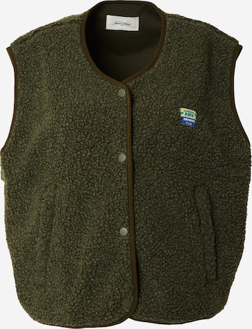 Gilet 'HOKTOWN' AMERICAN VINTAGE en vert : devant