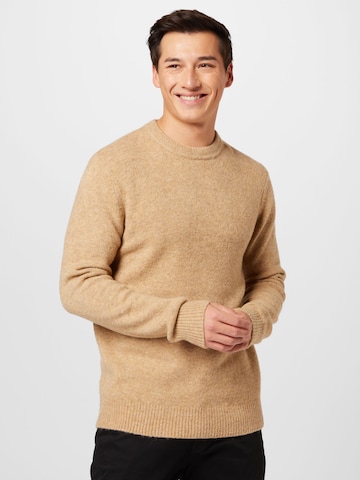 Pull-over 'Classic' SCOTCH & SODA en beige : devant