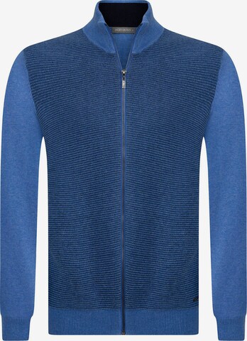 Jacey Quinn Knit cardigan in Blue: front