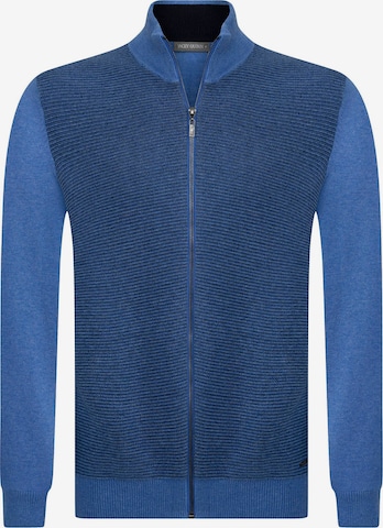 Jacey Quinn Knit cardigan in Blue: front