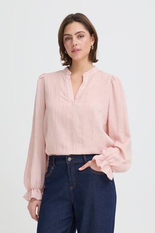 Fransa Blouse in Roze: voorkant