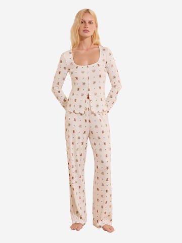Pantaloncini da pigiama 'Rita' di ETAM in beige