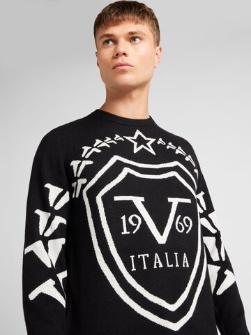 juoda 19V69 ITALIA Megztinis 'ENZO'
