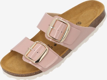 Mule 'Samos' Palado en rose : devant