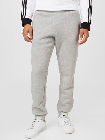 ADIDAS ORIGINALS Tapered Pants 'Trefoil Essentials' in Grey: front