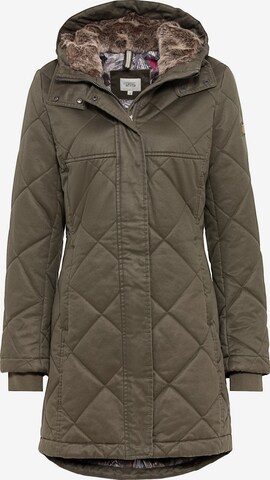 CAMEL ACTIVE Winter Coat in Green: front