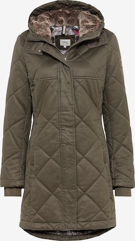 CAMEL ACTIVE Winter Coat in Green: front